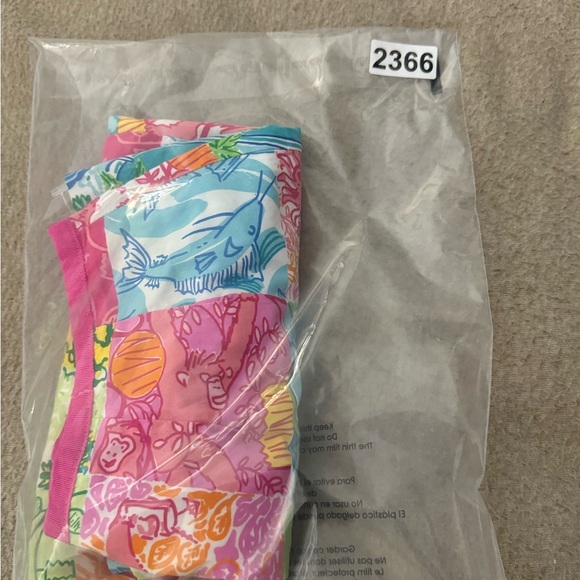 Lilly Pulitzer VTG Skirt Women Size 2 Pink Green Floral Party Patch Print Lined - Picture 7 of 7